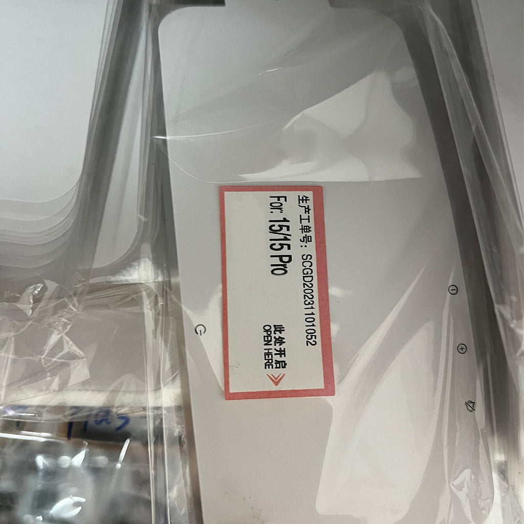 10 Uds nueva pantalla de teléfono móvil paquete Protector restaurado pegatina para iPhone 16 15 14 13 12 Pro película protectora frontal de fábrica