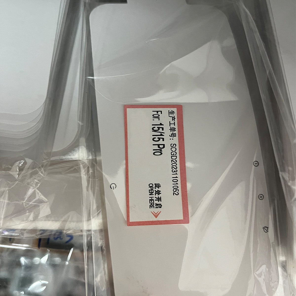 10 Uds nueva pantalla de teléfono móvil paquete Protector restaurado pegatina para iPhone 16 15 14 13 12 Pro película protectora frontal de fábrica