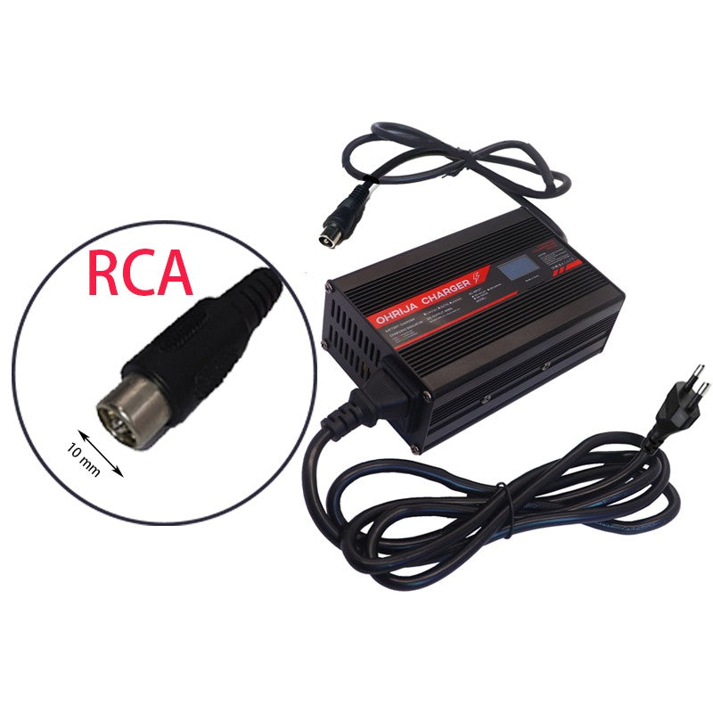 Cargador inteligente de 54,6 V y 5A, carcasa de aluminio adecuada para batería L