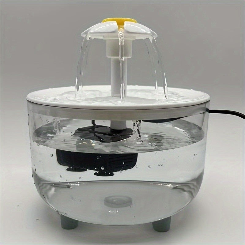 Fuente de agua silenciosa eléctrica USB de 1L para mascotas, tazón de bebida automático para gatos, filtro, dispensador de bebidas para mascotas, bebedero para gatos, filtro de agua