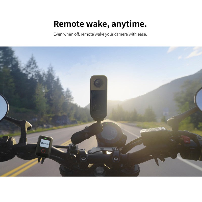 Insta360-Control remoto de acción GPS para Cámara de Acción Insta360, X4, Ace Pro, GO3, X3, ONE, RS, X2, Bluetooth 5,0, 5m (16,4 pies), resistente al agua