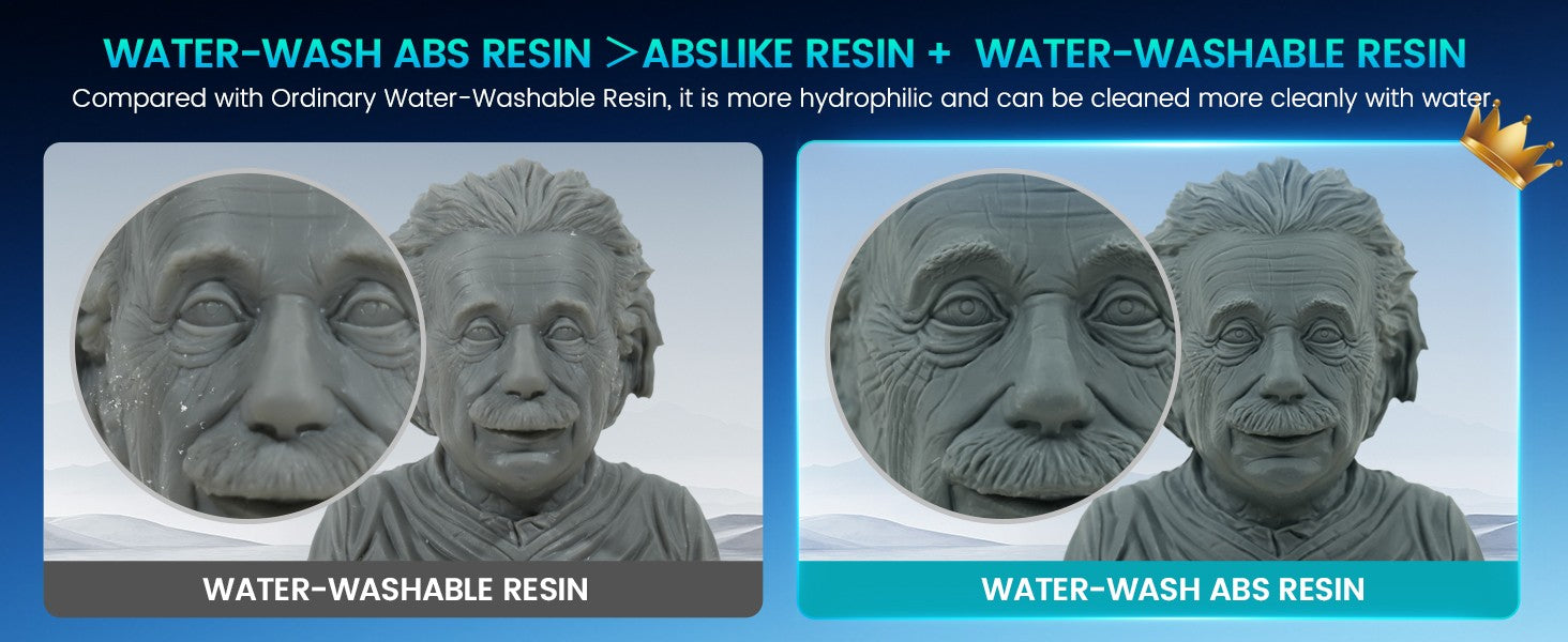 SUNLU 5KG ABS-LIKE/resina ABS lavable con agua 1000G/botella 405nm resina fotopolímero de curación UV rápida para impresión LCD 3D