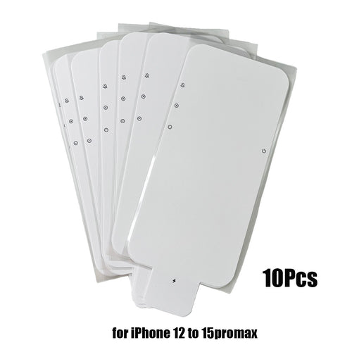 10 Uds nueva pantalla de teléfono móvil paquete Protector restaurado pegatina para iPhone 16 15 14 13 12 Pro película protectora frontal de fábrica