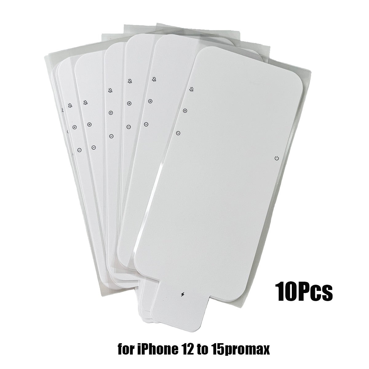 10 Uds nueva pantalla de teléfono móvil paquete Protector restaurado pegatina para iPhone 16 15 14 13 12 Pro película protectora frontal de fábrica