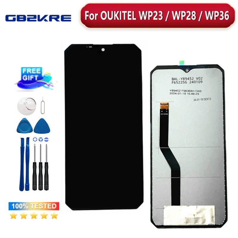 Nueva pantalla Lcd Original OUKITEL WP23 WP28 + Accesorios de reparación de pantalla táctil para teléfono inteligente OUKITEL WP23 Pro WP36 WP 36 WP38