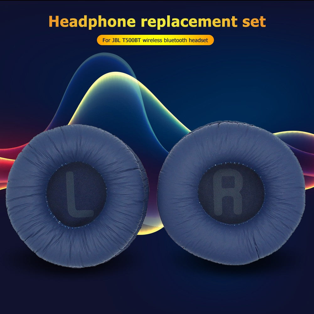 Almohadillas suaves para auriculares JBL Tune 500BT T450BT T600, almohadillas de espuma de cuero para los oídos, reemplazo de cojín, 1 par