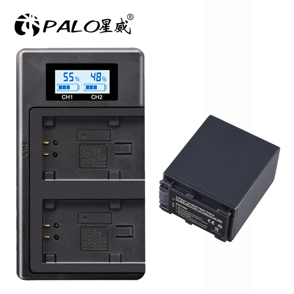 PALO NP-baterías FV100 NP-FV100 FV100, Cargador USB LCD para cámara Sony NP-FV30, NP-FV50, SX83E, SX63E, NP-FV70, AX100E