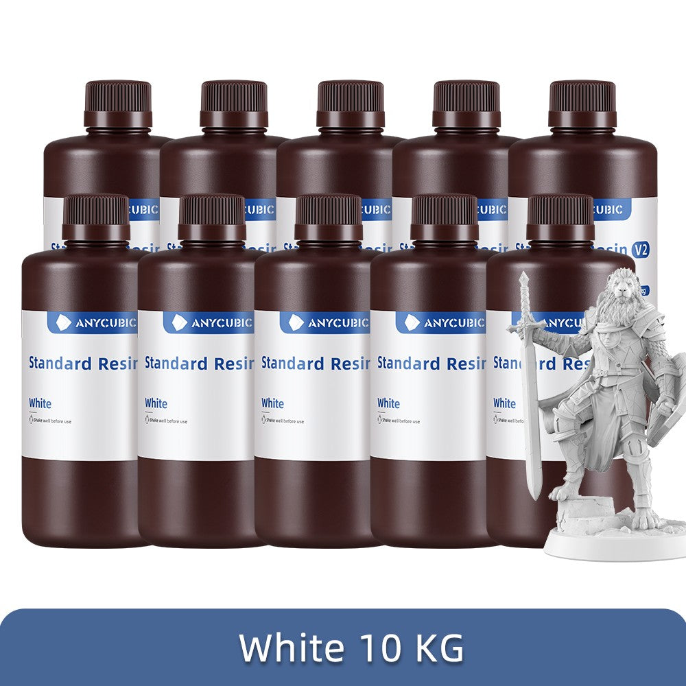 ANYCUBIC 5KG/10KG 405nm resina estándar UV/resina estándar V2 para impresora 3D Photon Mono 4 resina de impresión 3D resina sensible a los rayos UV