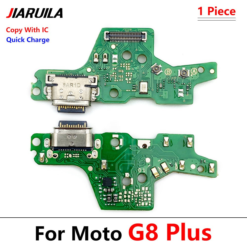 Para Motorola Moto G10 G20 G30 G50 G60 G100 E6 E7 Plus G8 Play G9 Plus conector de carga USB placa de puerto reemplazo flexible