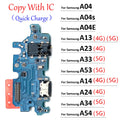 Para Samsung A13 A13s A14 A24 A54 A23 A34 A42 4G 5G A04 A04s A04E puerto de carga USB Micro Dock conector placa Cable flexible