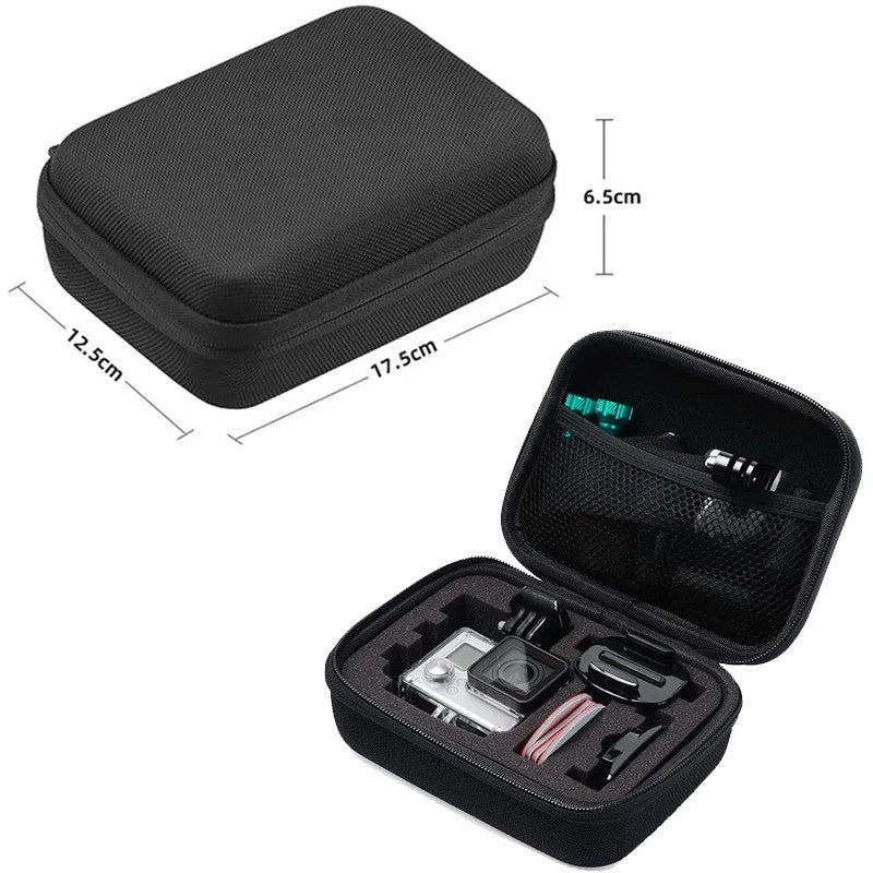Bolsa de almacenamiento Estuche de transporte caja portátil para GoPro Hero 13 12 11 10 9 8 insta360 SJCAM AKASO DJI Osmo accesorios de Cámara de Acción
