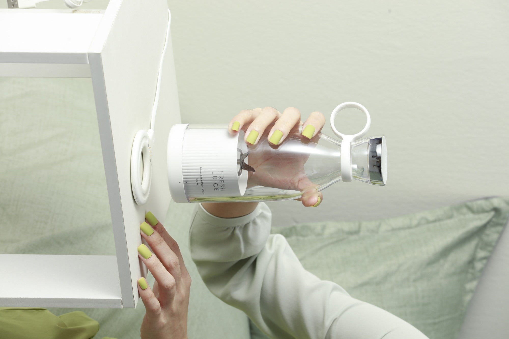 Exprimidor eléctrico portátil, minilicuadora Usb, extractores de frutas, batidos de alimentos, máquina multifunción para hacer jugo
