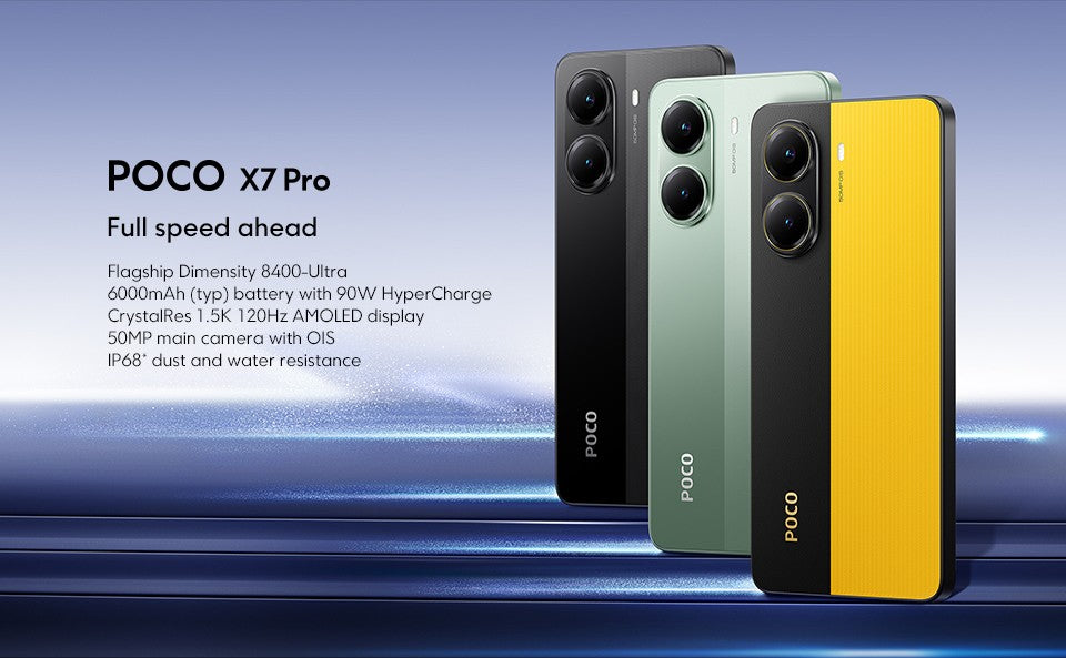 POCO X7 Pro 5G Versión Global Smartphone Dimensity 8400-Ultra 6000mAh 90W Carga 50MP Cámara con OIS NFC