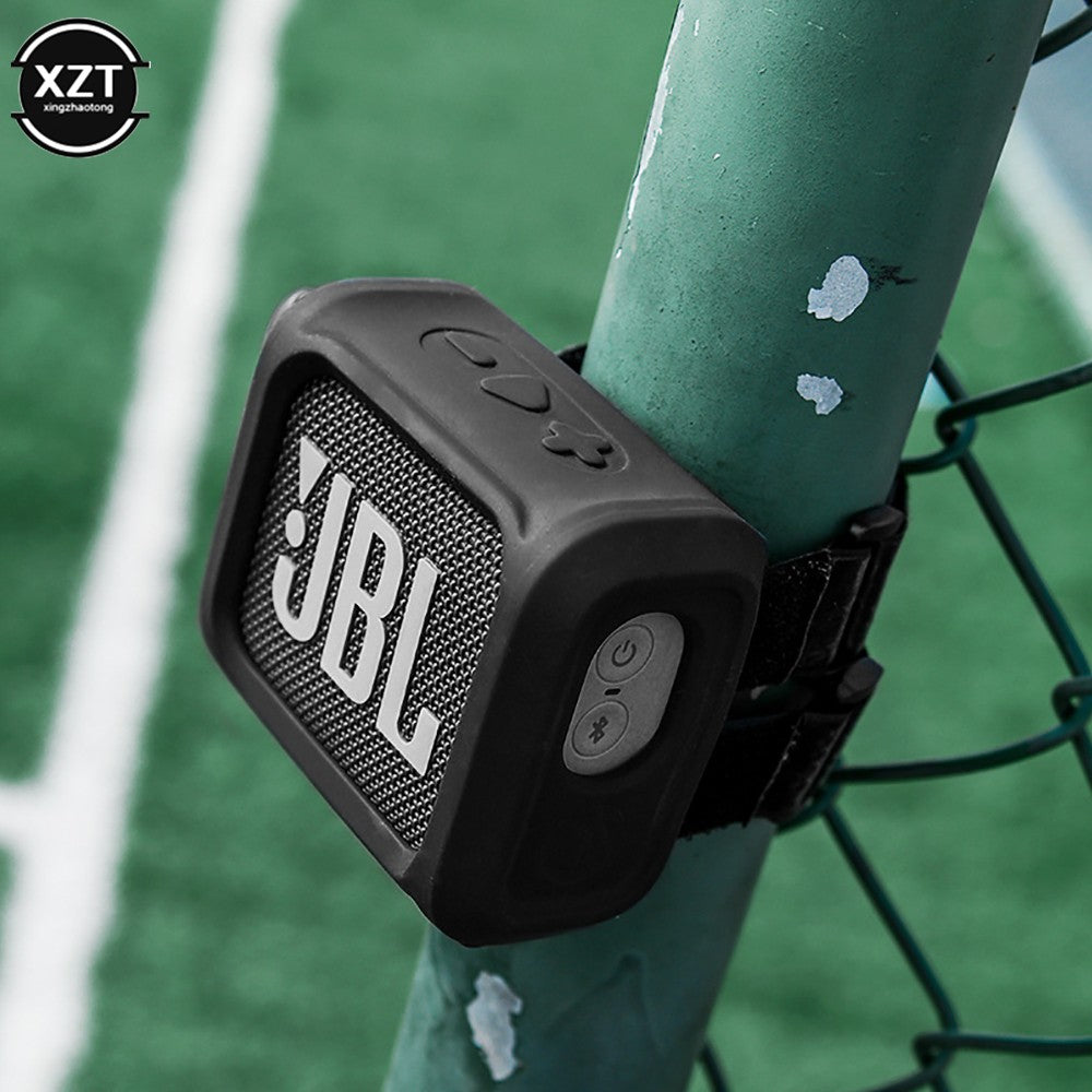 Soporte de protección de altavoz para JBL GO3, funda protectora, soporte de correa, carcasa de almacenamiento de altavoz portátil GO 3, soporte para exteriores