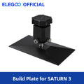 Placa de construcción ELEGOO para impresora 3D LCD SATURN 3, plataforma de construcción de repuesto con tornillos hexagonales antideslizantes, trajes para SATURN 3