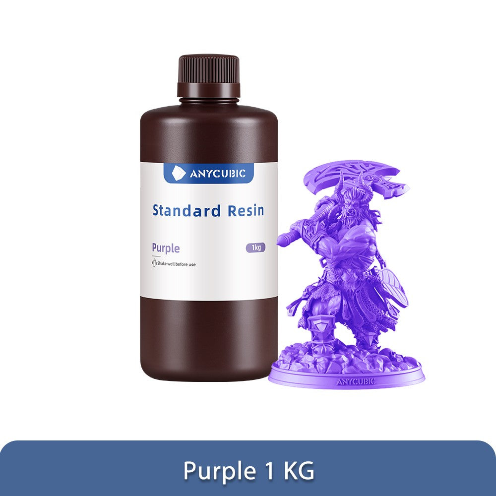 ANYCUBIC 405nm resina UV para impresora 3D Photon Mono 4 resina de impresión 3D LCD resina sensible a los rayos UV para impresora 3D 1kg