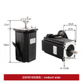 Motor paso a paso HANPOSE 23, modelo 23HS4128 23HS5128 23HS5628 23HS7628, diámetro del eje 8 mm, sistema de cuatro cables, motor serie 57.