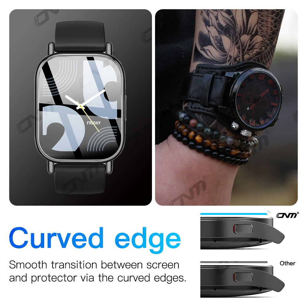 Protector de Pantalla de Vidrio Templado 9H Premium para Xiaomi Redmi Watch 5 4 Lite / Active Smart Watch, Película Protectora de Pantalla Transparente HD, Accesorios