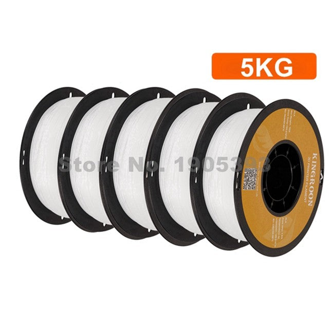 Filamento PLA KINGROON de 1.75mm, 5/10KG, Plástico PLA para Impresora 3D, Estándar 1kg/rollo, Filamentos para Impresión 3D, Colores Mixtos, Envío Local