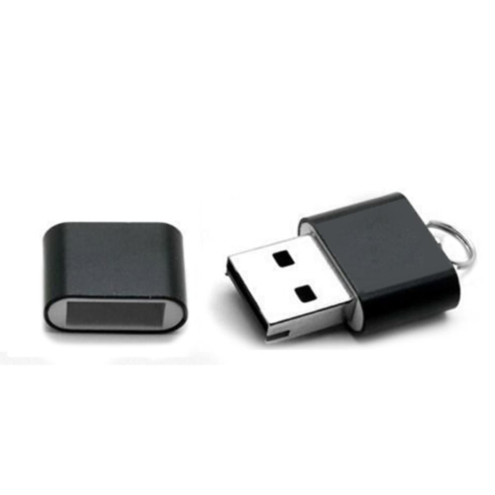 Mini adaptador de lector de tarjetas de memoria, aleación de aluminio, ultrafino, 480 Mbps, USB 2,0 T Flash, TF, Micro SD