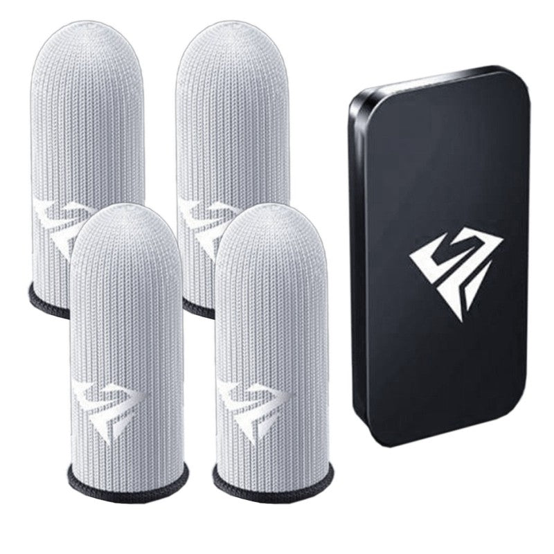 Guantes de dedo a prueba de sudor para juegos de teléfono, funda antideslizante para los dedos, para PUBG, pantalla táctil, acceso práctico, 2 uds.