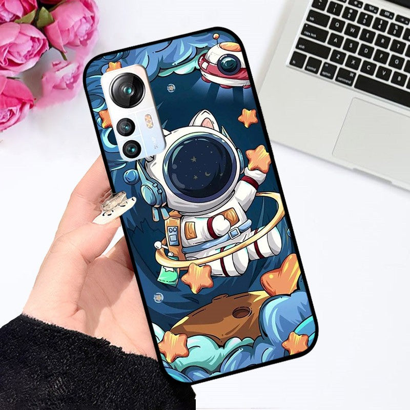 Fundas para Blackview A85 lindo astronauta moda a prueba de golpes parachoques suave para Blackview A85 Coque BlackviewA85 A 85 Capa Fundas
