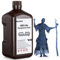 ELEGOO Resina para impresora 3D 2kg 405nm Resina tipo ABS de curado UV para impresión LCD 3D, alta precisión, bajo olor, gris 2000g