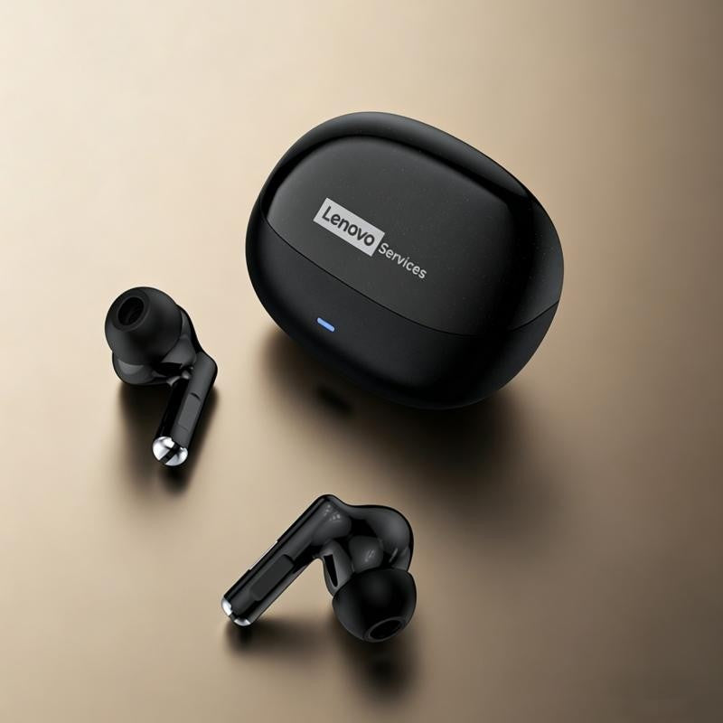 Auriculares Inalámbricos Lenovo LE257 con Bluetooth 6.0, Sonido HiFi, Cancelación de Ruido ENC, Auriculares TWS para Juegos y Deportes con Micrófono