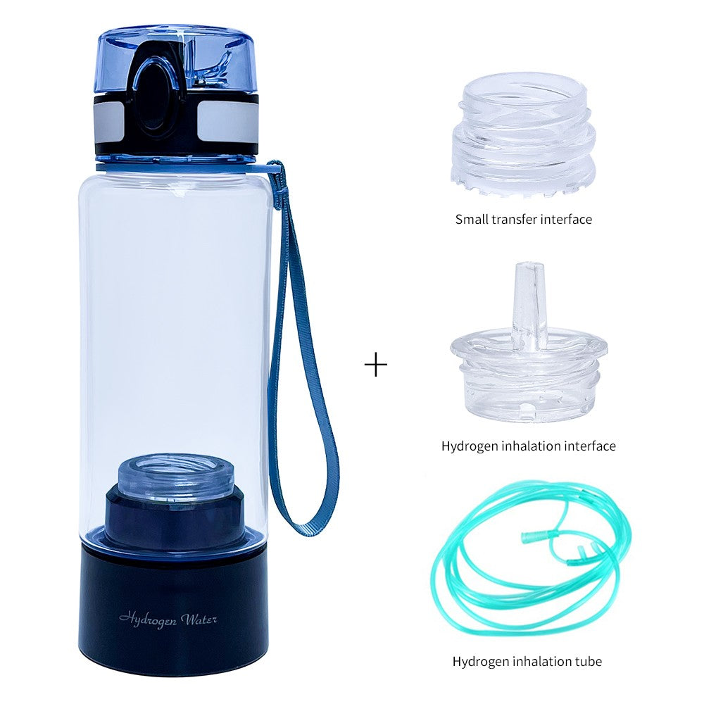 Generador de agua hidrogenada Bluevida de nuevo estilo deportivo SPE y PEM, H2 hasta 3000ppb y botella de agua hidrogenada con gran capacidad de batería