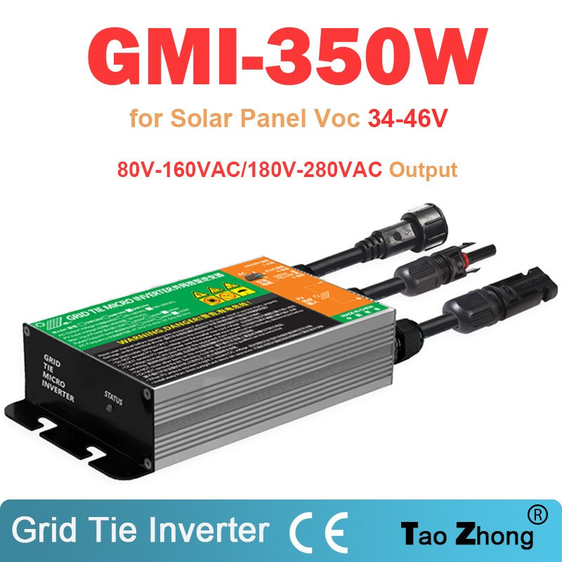 Inversor Solar Y & H 350W 300W 500W 600W 700W MPPT Solar PV conexión a red Micro inversor serie GMI entrada 26-46V salida CC 110V-240V