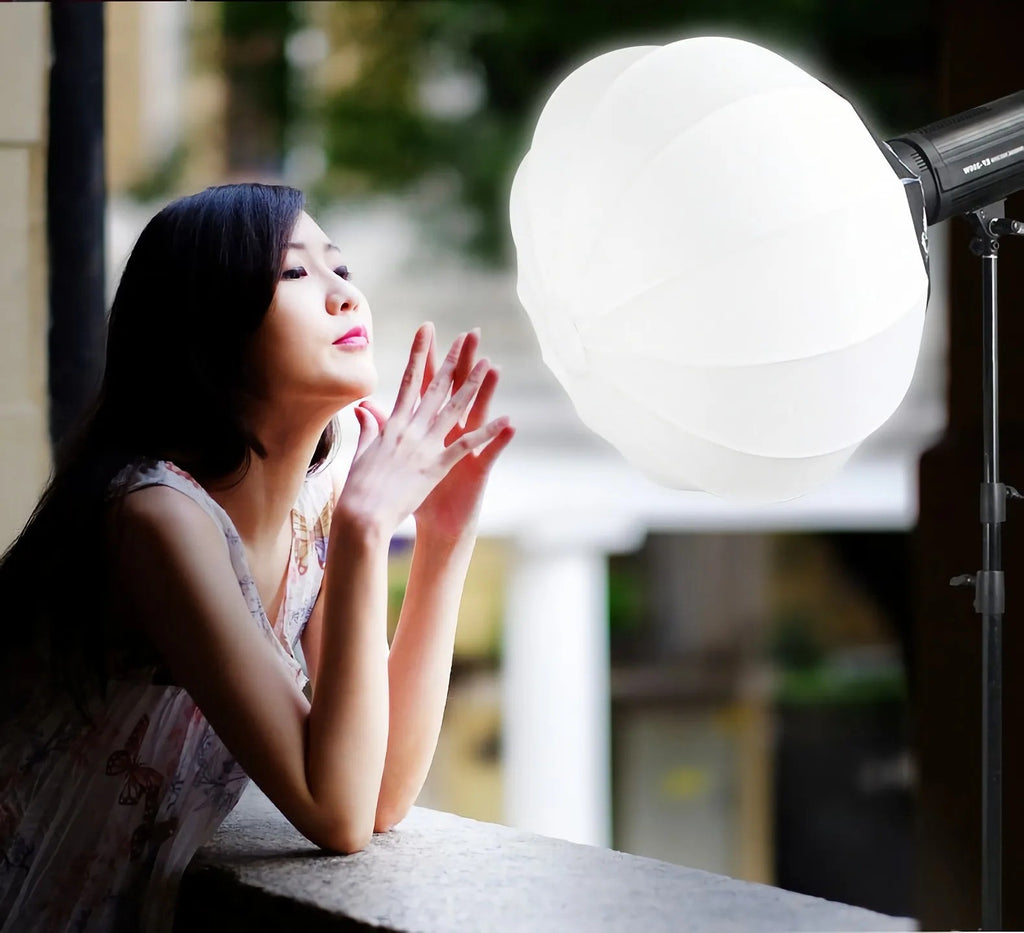 TRIOPO Linterna Softbox 55 65 85cm montaje Bowens de liberación rápida para Sokani X100 X60 COLBOR Godox Aputure 300c luz de vídeo LED
