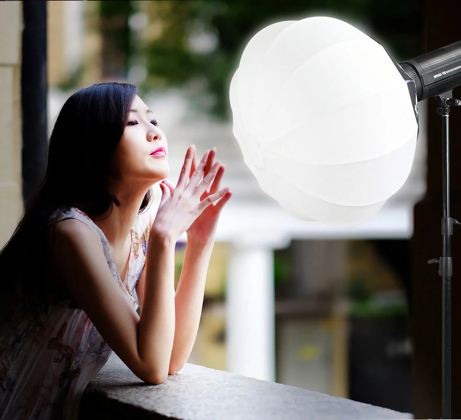 TRIOPO Linterna Softbox 55 65 85cm montaje Bowens de liberación rápida para Sokani X100 X60 COLBOR Godox Aputure 300c luz de vídeo LED