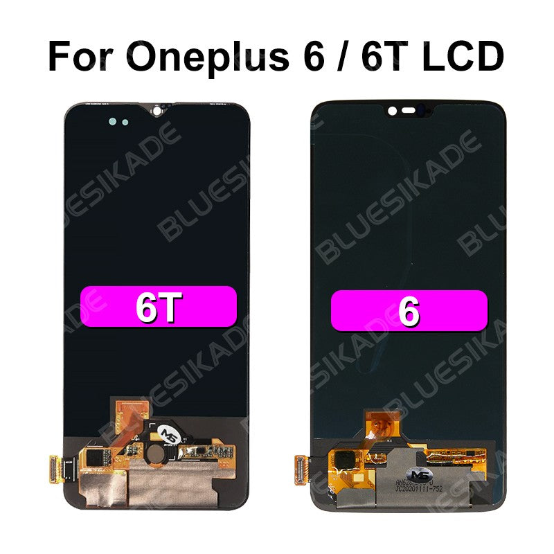 Calidad SUPER AMOLED LCD para OnePlus 5 5T 6 6T pantalla LCD Digitalizador de pantalla táctil para OnePlus 7T reemplazar piezas