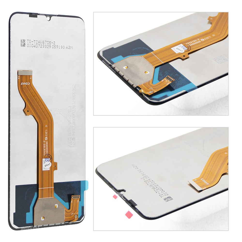 Pantalla LCD OEM de 6,75 pulgadas para TCL 40 SE, TCL 40SE T610 T610K T610P, montaje de digitalizador con pantalla táctil de repuesto