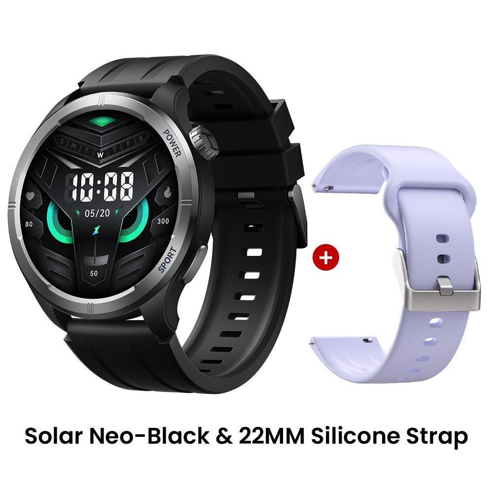 HAYLOU Solar Neo Reloj inteligente Pantalla HD de 1,53'' Llamada Bluetooth Monitoreo de salud 24 horas Relojes inteligentes Hombres Mujeres Relojes deportivos inteligentes
