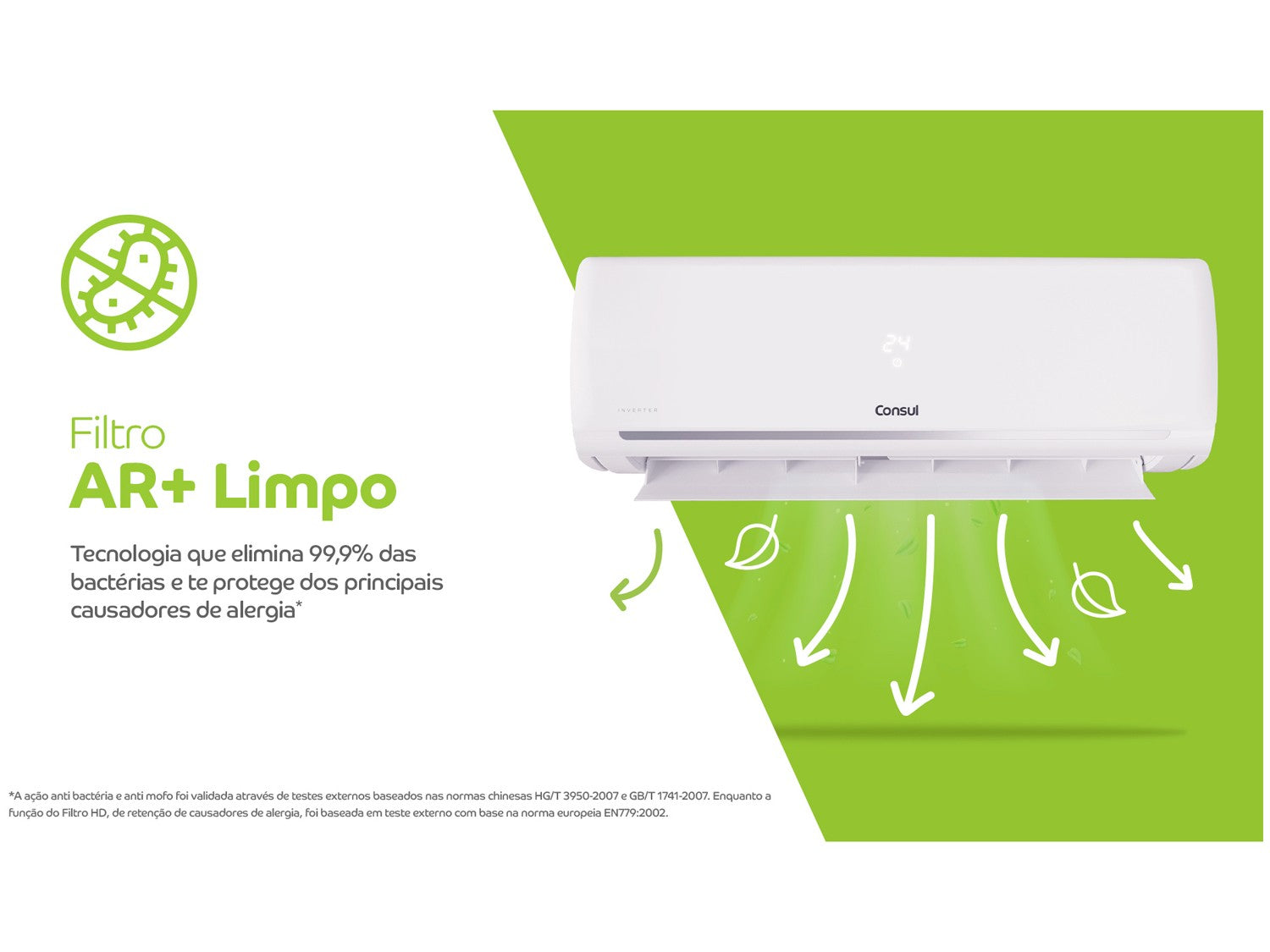 Aire Acondicionado Split Frío Consul Triple Inverter 22,000 BTUs CBL22CB - 220V
