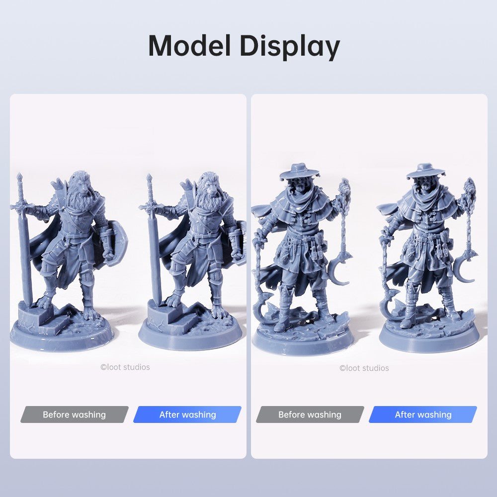 ANYCUBIC Wash & Cure 3 Plus lavadora de curado de gran volumen para impresora 3D de resina LCD SLA tamaño de limpieza 228*128*250mm