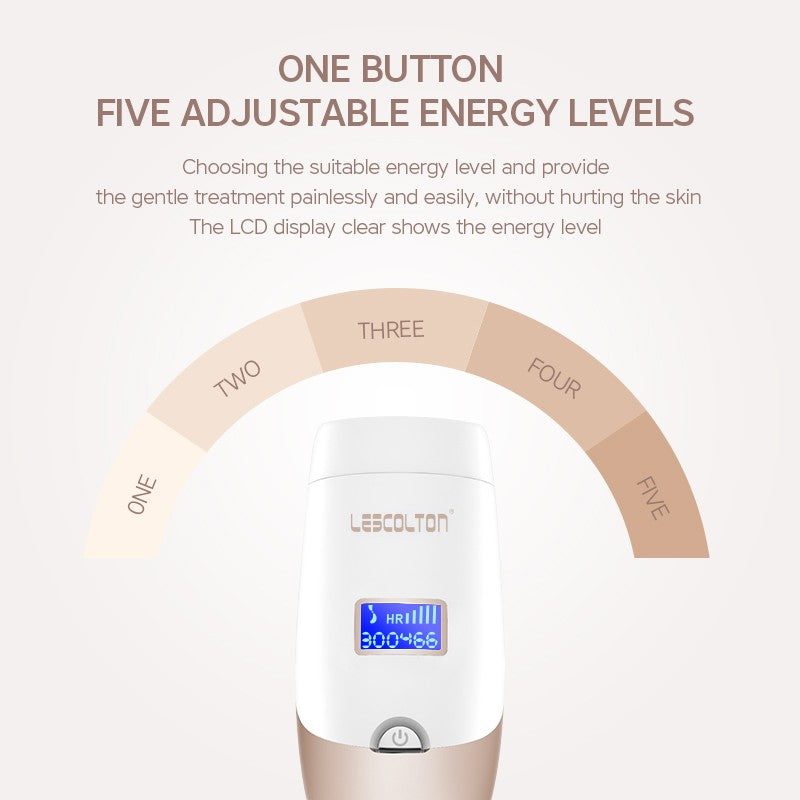 Lescolton-Depiladora láser IPL, máquina de depilación 1300000 pulsos, con pantalla LCD, T009i, permanente, cortadora de vello para bikini, depilador eléctrico