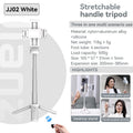 ULANZI JJ02 trípode para palo de Selfie trípode de teléfono con agarre extensible con control remoto desmontable 2 zapatos fríos tamaño de bolsillo Mini soporte para teléfono