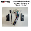 Marco y Cables de conexión para TOYOTA HILUX COROLLA ETIOS SW4 RAV4 YARIS, instalación de Centro Multimedia, 7 ", NAVPRO CASKA