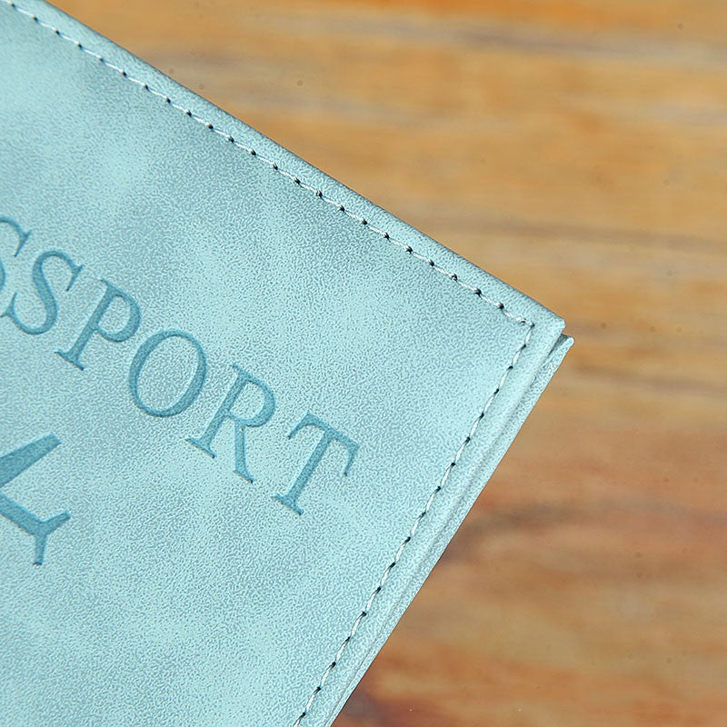 Amante el mapa del mundo cubierta de pasaporte estampado en caliente avión Simple mujeres hombres viaje pasaporte estuche protector moda regalo de boda