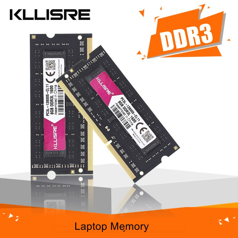 Kllisre memoria Ram para portátil, DDR3L DDR3 Sodimm 8GB 1600MHz