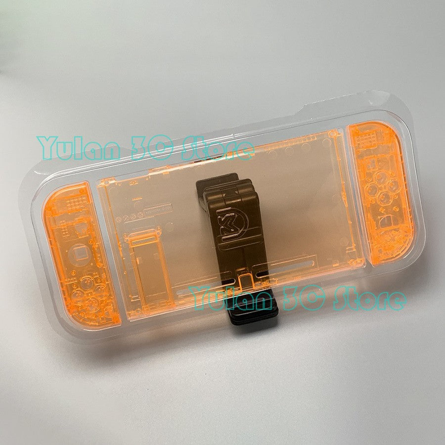 Nuevo NIntend Switch, carcasa de repuesto DIY, funda transparente para consola Nintendo Switch, accesorios de juego Joycon derecho e izquierdo
