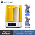 ANYCUBIC Wash & Cure 3, 4 litros, lavadora de gran volumen y curado para impresora 3d de resina LCD DLP para Photon Mono 4