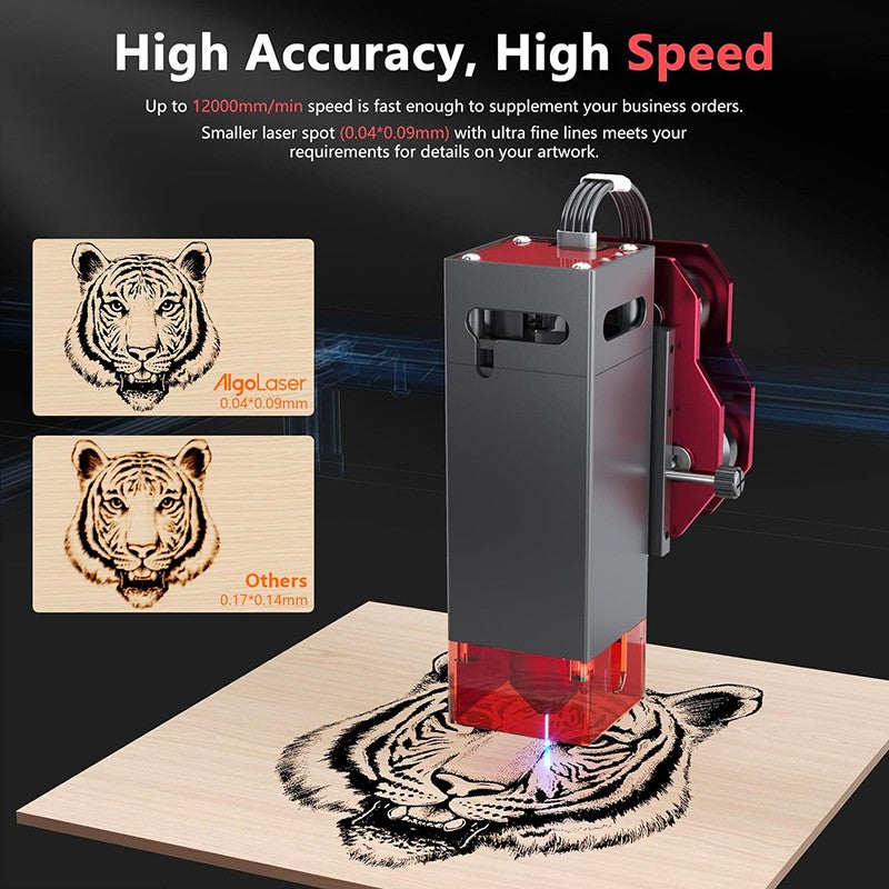 Router CNC de Escritorio Algolaser para Principiantes, 12000 mm/min, Kit DIY, 5W 10W, Conexión con Teléfono, Máquina de Grabado Multifunción para Trabajar la Madera
