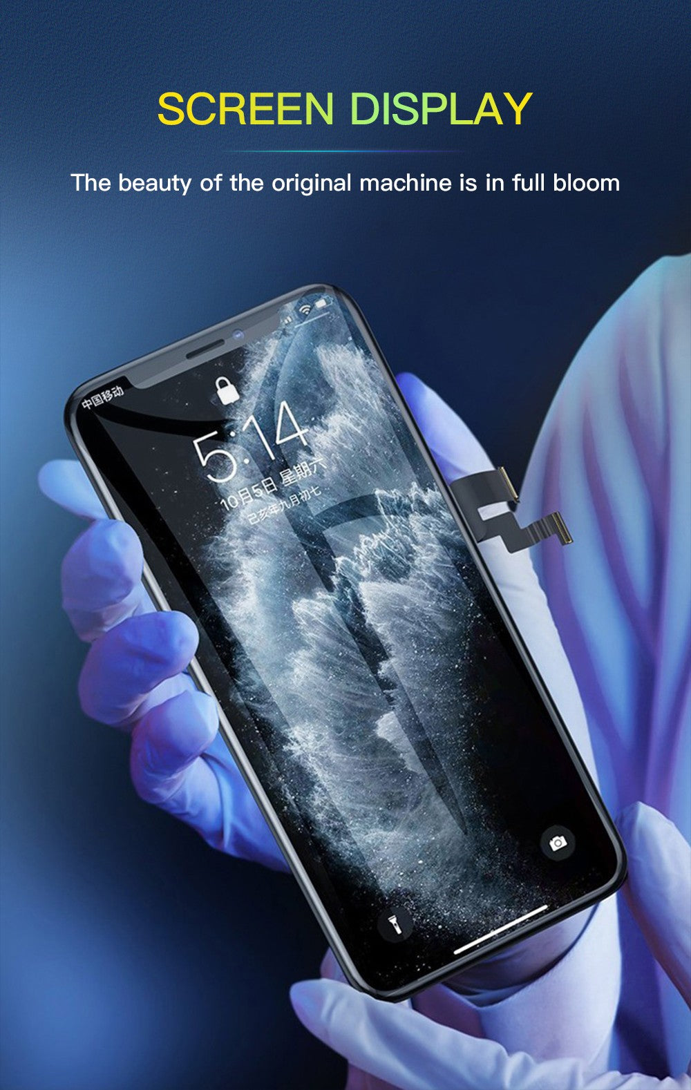 PINZHENG pantalla de alta calidad AMOLED INCELL LCD OLED OEM para iPhone 11 12 13 Mini Pro Max XS XR MAX reemplazo de pantalla con herramienta
