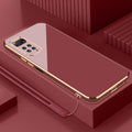 Para Xiaomi Redmi Note 11S funda Redmi Note 11 funda Redmi Note 11 4G funda de teléfono chapada cuadrada de lujo funda trasera a prueba de golpes