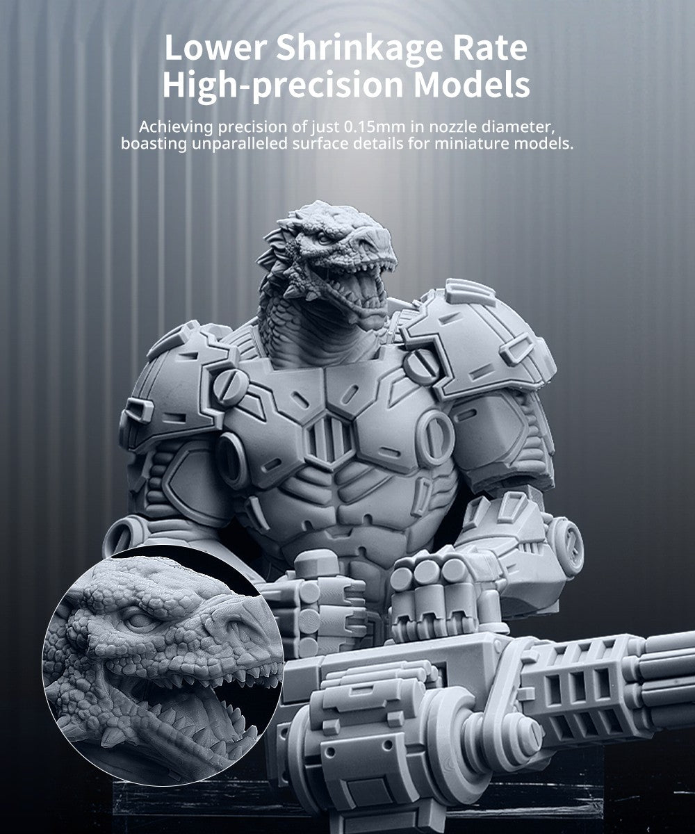 ANYCUBIC-resina de lavado de agua para impresora 3D LCD, alta precisión, bajo olor, baja viscosidad, impresión 3D, fotopolímero estándar, 10KG