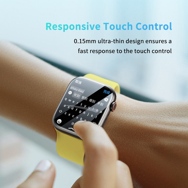 Baseus 2 uds Nano Protector de pantalla para Apple Watch 8 7 6 SE SE2 5 4 hidrogel suave 40/41/44/45mm película protectora de cobertura completa