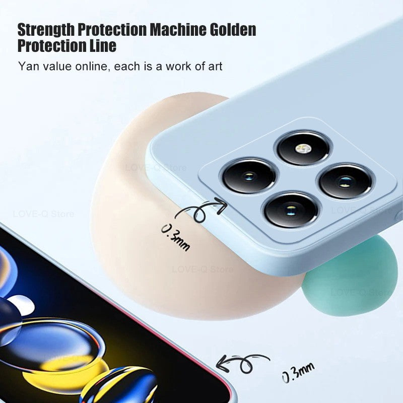 Funda Original de silicona líquida para teléfono móvil, carcasa suave para Xiaomi Mi 14 T, Mi 14 T Pro, Mi 14 T Pro, accesorios para Xiaomi funda de Xiaomi 14T Pro